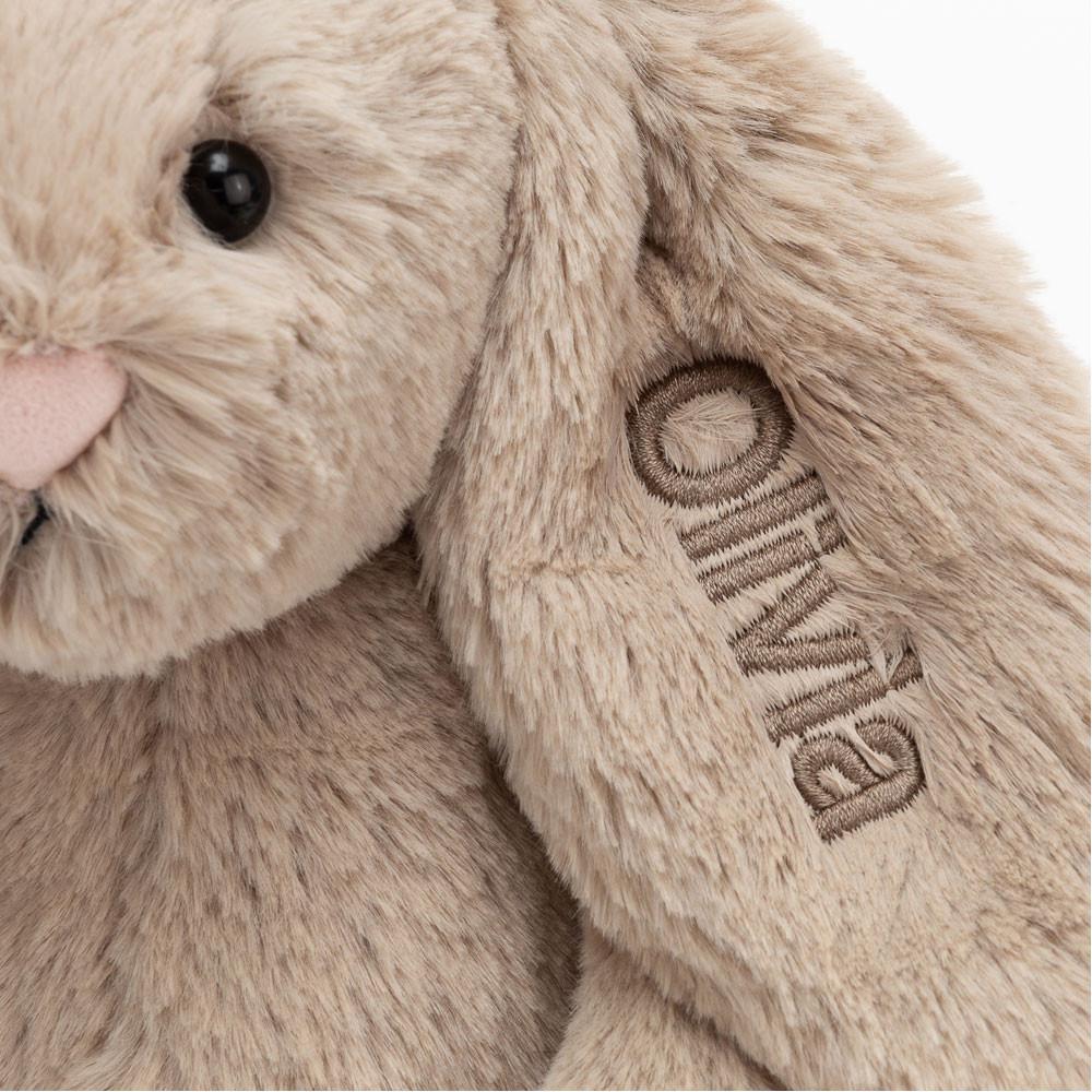 Dziecko Jellycat Bashful Króliczek Medium,31cm x 12cm x 9cm Beżowe | Polska  YDEX-81495
