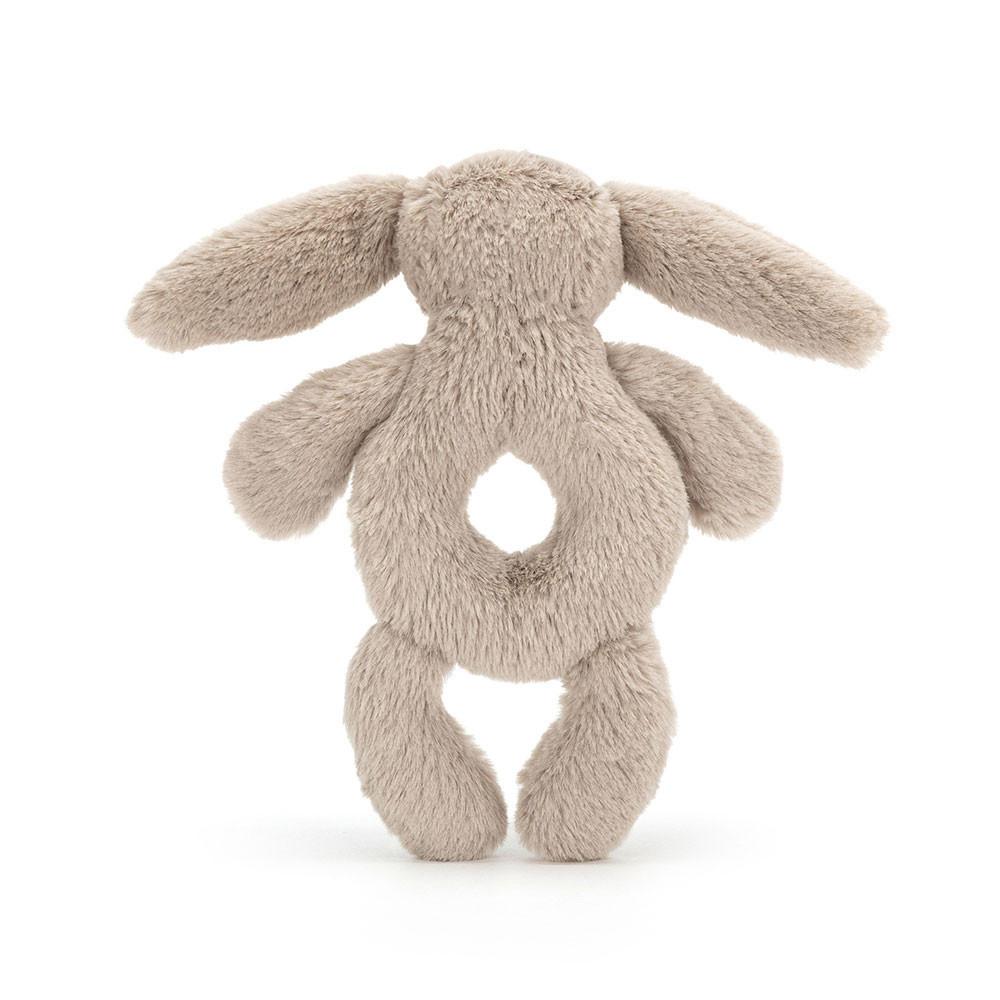 Dziecko Jellycat Bashful Króliczek Ring Rattle,18cm x 8cm x 2cm Beżowe | Polska  YWGL-42715