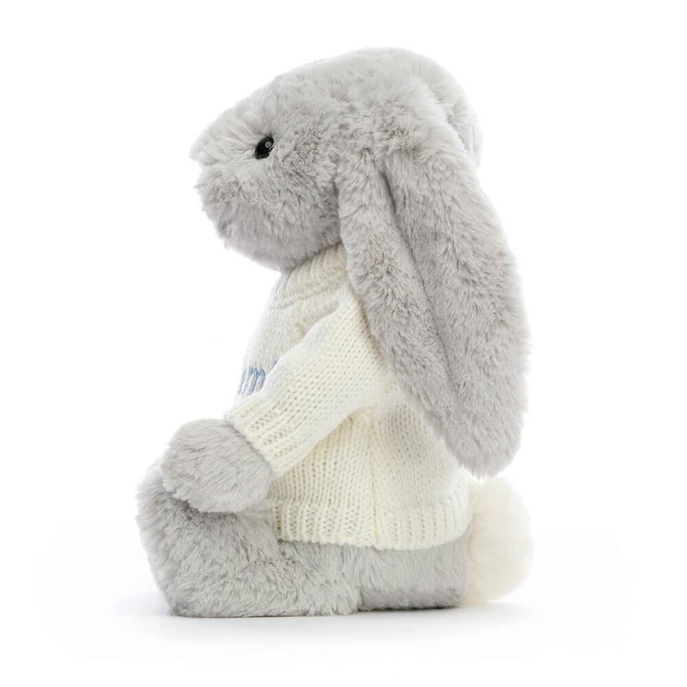 Dziecko Jellycat Bashful Króliczek with Cream,31cm x 12cm x 9cm Szare | Polska  PCEA-10798
