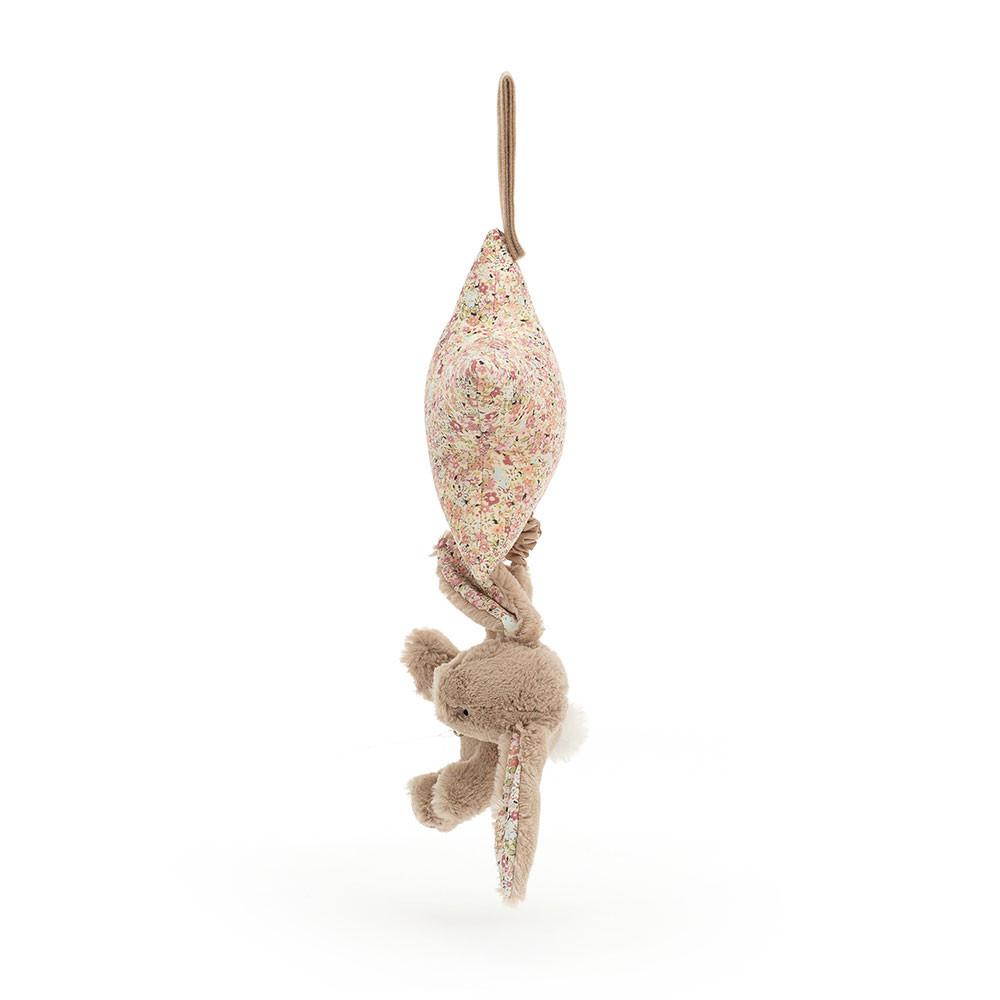 Dziecko Jellycat Blossom Bea Króliczek Musical Pull,30cm x 19cm x 3cm Beżowe | Polska  XNZC-39608