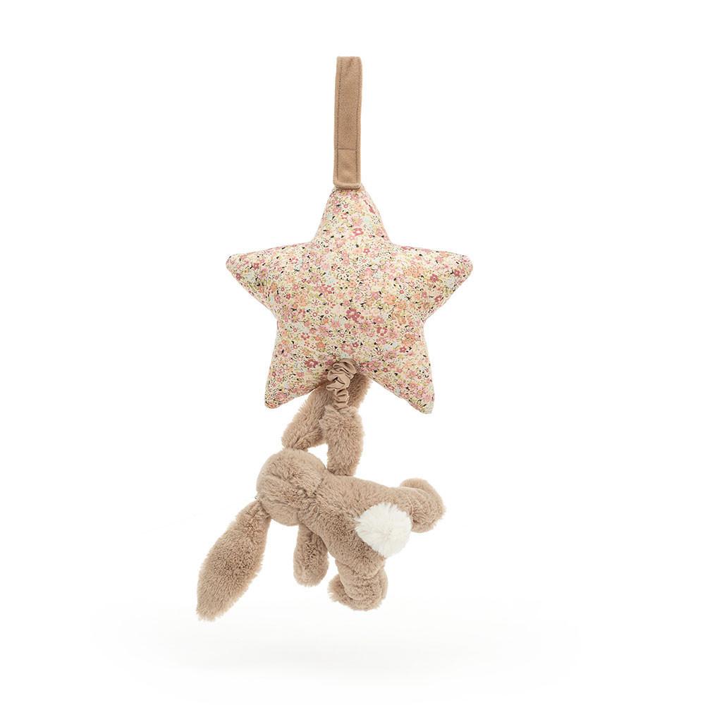 Dziecko Jellycat Blossom Bea Króliczek Musical Pull,30cm x 19cm x 3cm Beżowe | Polska  XNZC-39608