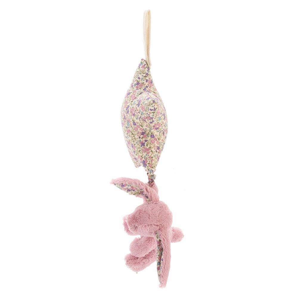 Dziecko Jellycat Blossom Tulip Króliczek Star Musical Pull,30cm x 19cm x 3cm Różowe | Polska  NXYM-50263
