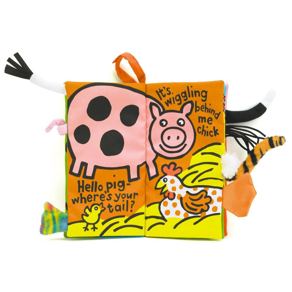 Dziecko Jellycat Farm Tails Activity,22cm x 13cm x 5cm Zielone | Polska  TKGE-18034