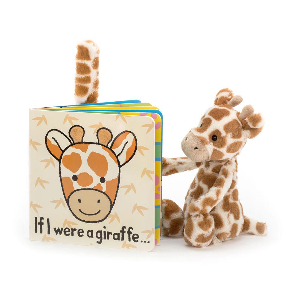 Dziecko Jellycat Giraffe and Bashful Giraffe Small, Pomarańczowe | Polska  DJXO-37082