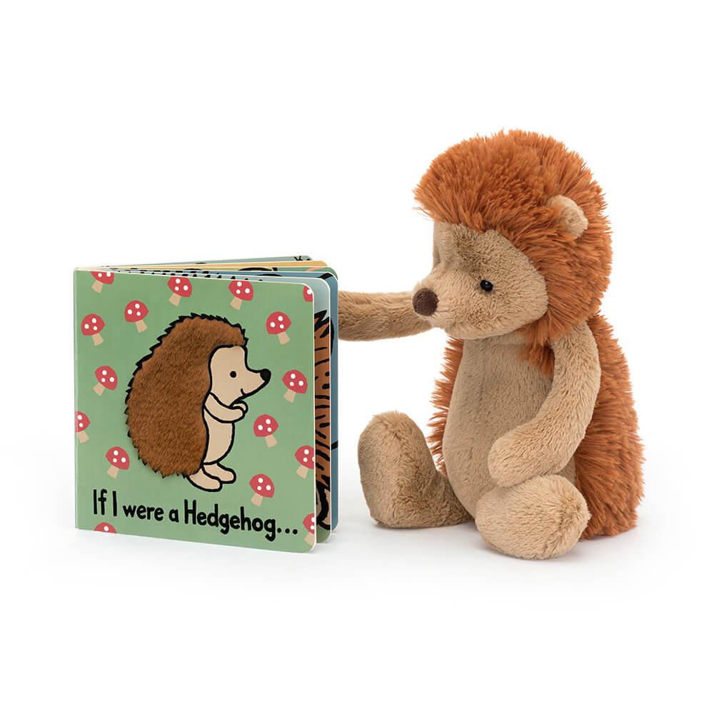 Dziecko Jellycat Hedgehog Board and Bashful Hedgehog Medium, Brązowe | Polska  XFSE-46218