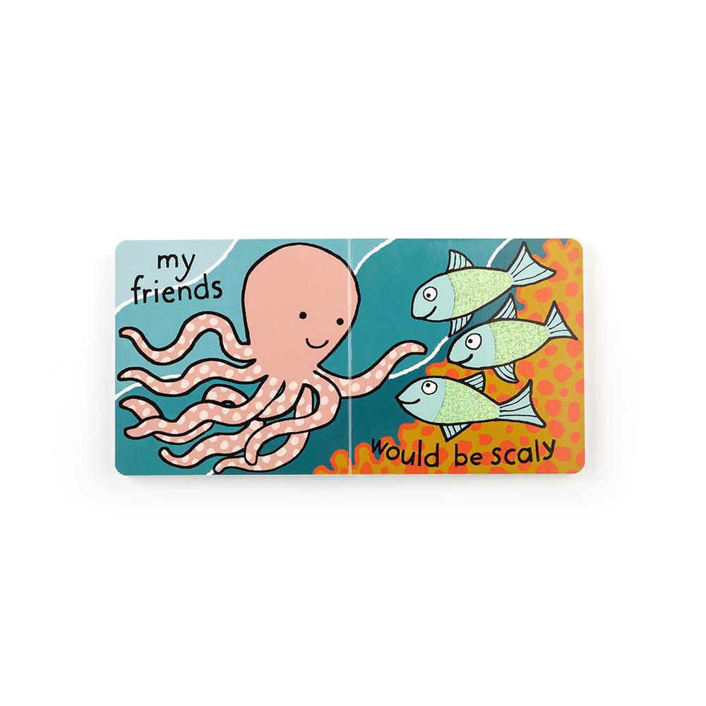 Dziecko Jellycat If I Were An Octopus and Odell Octopus Tiny, Pomarańczowe | Polska  WVQD-09732