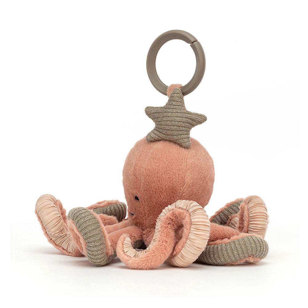 Dziecko Jellycat Odell Octopus Activity Toy,10cm x 20cm x 20cm Pomarańczowe | Polska  CSOJ-47586