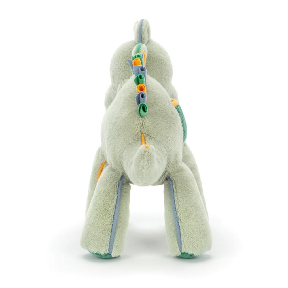 Dziecko Jellycat Peek-a-Book Dino Activity Toy,20cm x 8cm Zielone | Polska  XKJM-07135