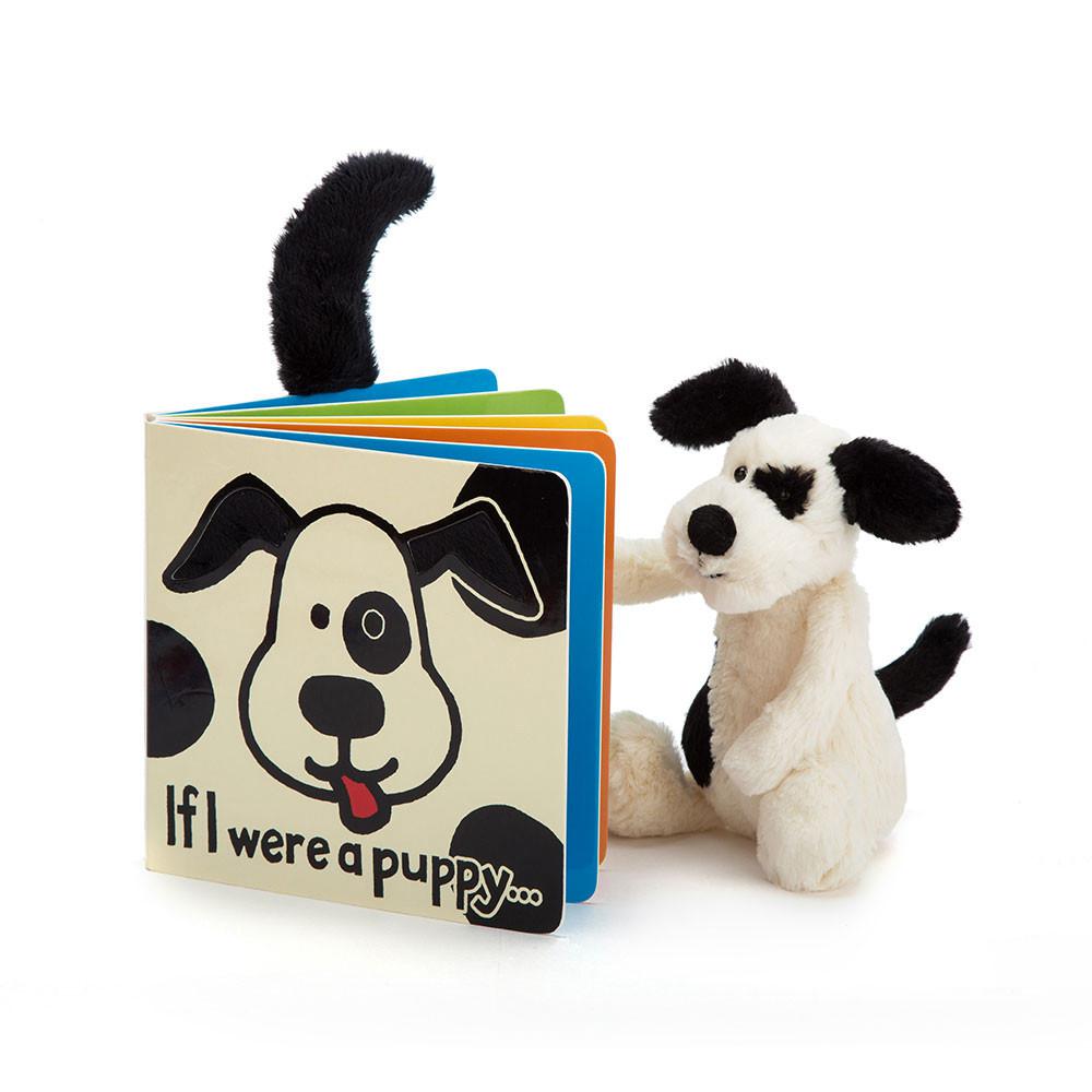 Dziecko Jellycat Puppy and Bashful Puppy Small, Białe | Polska  GBTW-09483