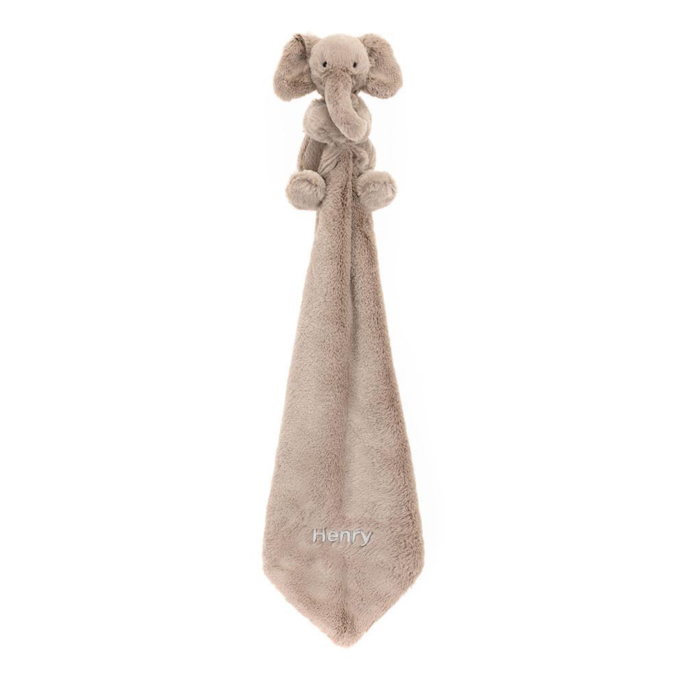 Dziecko Jellycat Smudge Słoń,15cm x 34cm x 34cm Szare | Polska  YCBI-07965