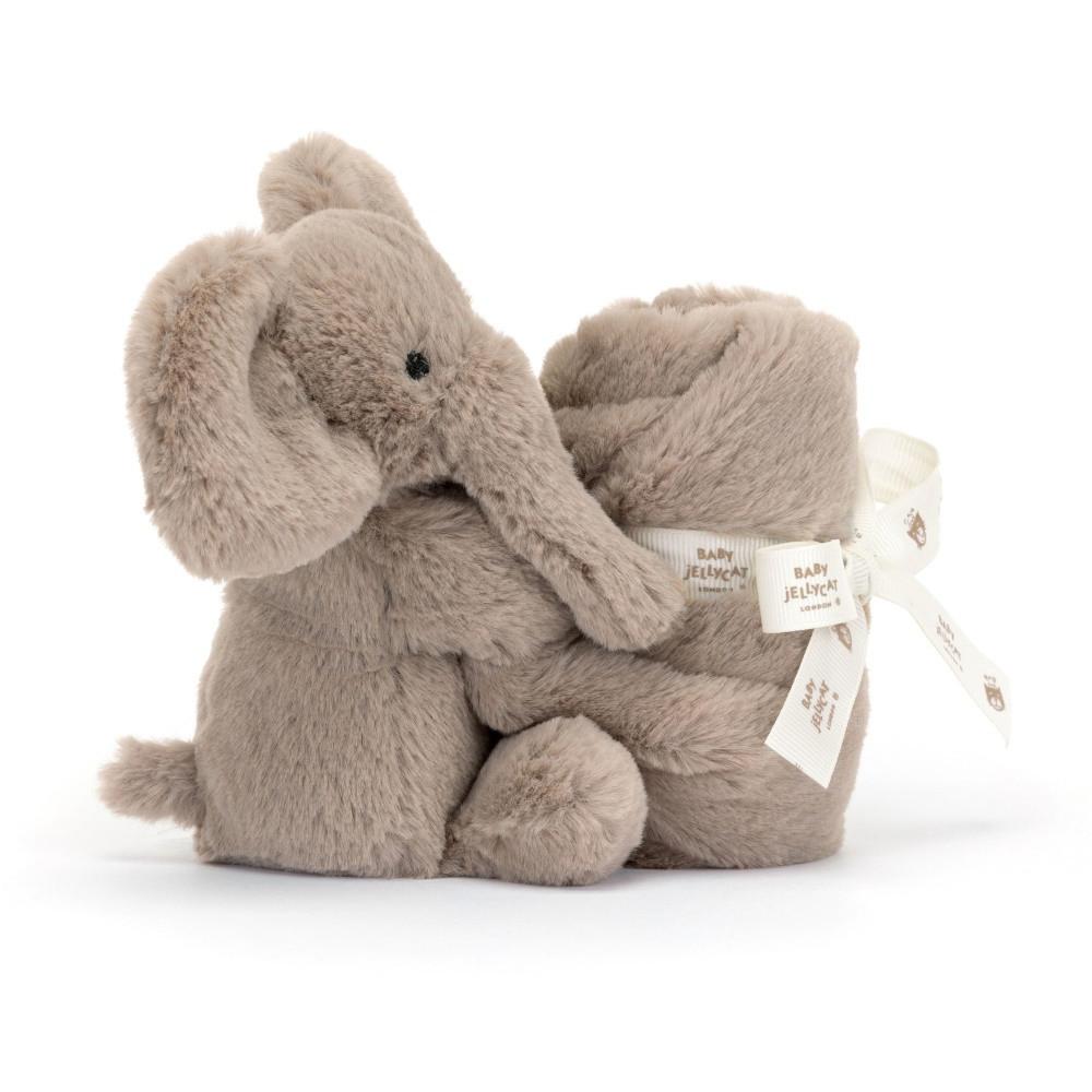 Dziecko Jellycat Smudge Słoń,15cm x 34cm x 34cm Szare | Polska  BYDZ-20587