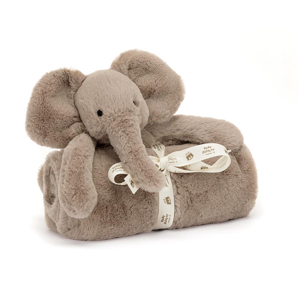 Dziecko Jellycat Smudge Słoń Szmatka Przytulanka,56cm x 70cm x 9cm Szare | Polska  MNAB-03942