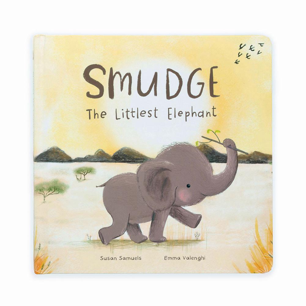 Dziecko Jellycat Smudge the Littlest Słoń,23cm x 23cm x 2cm Szare | Polska  OJUW-28109