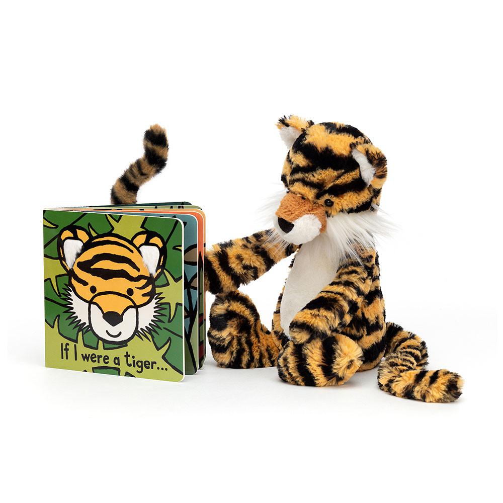 Dziecko Jellycat Tiger and Bashful Tiger Medium, Żółte | Polska  XZNA-60528