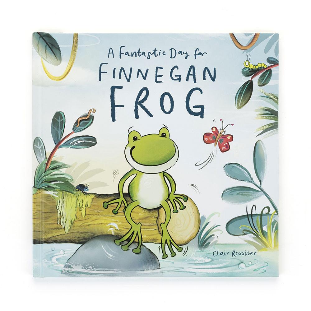 Książeczka Jellycat A Fantastic Day for Finnegan Frog,26cm x 26cm x 1cm Zielone | Polska  CALV-63748