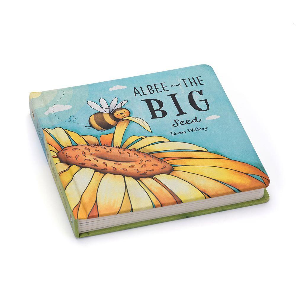 Książeczka Jellycat Albee And The Big Seed,21cm x 21cm x 2cm Żółte | Polska  BKYQ-29341