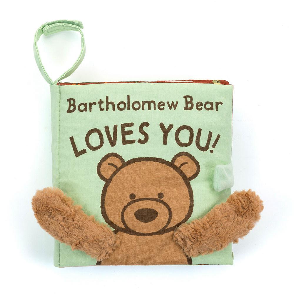 Książeczka Jellycat Bartholomew Miś Loves You,15cm x 15cm x 5cm Brązowe | Polska  OUGC-91368