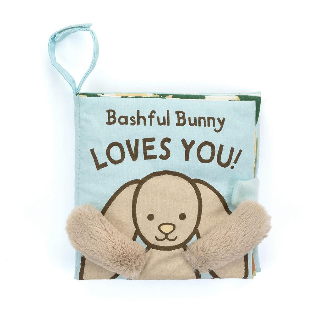 Książeczka Jellycat Bashful Króliczek Loves You,15cm x 15cm x 5cm Beżowe | Polska  HKPN-21864
