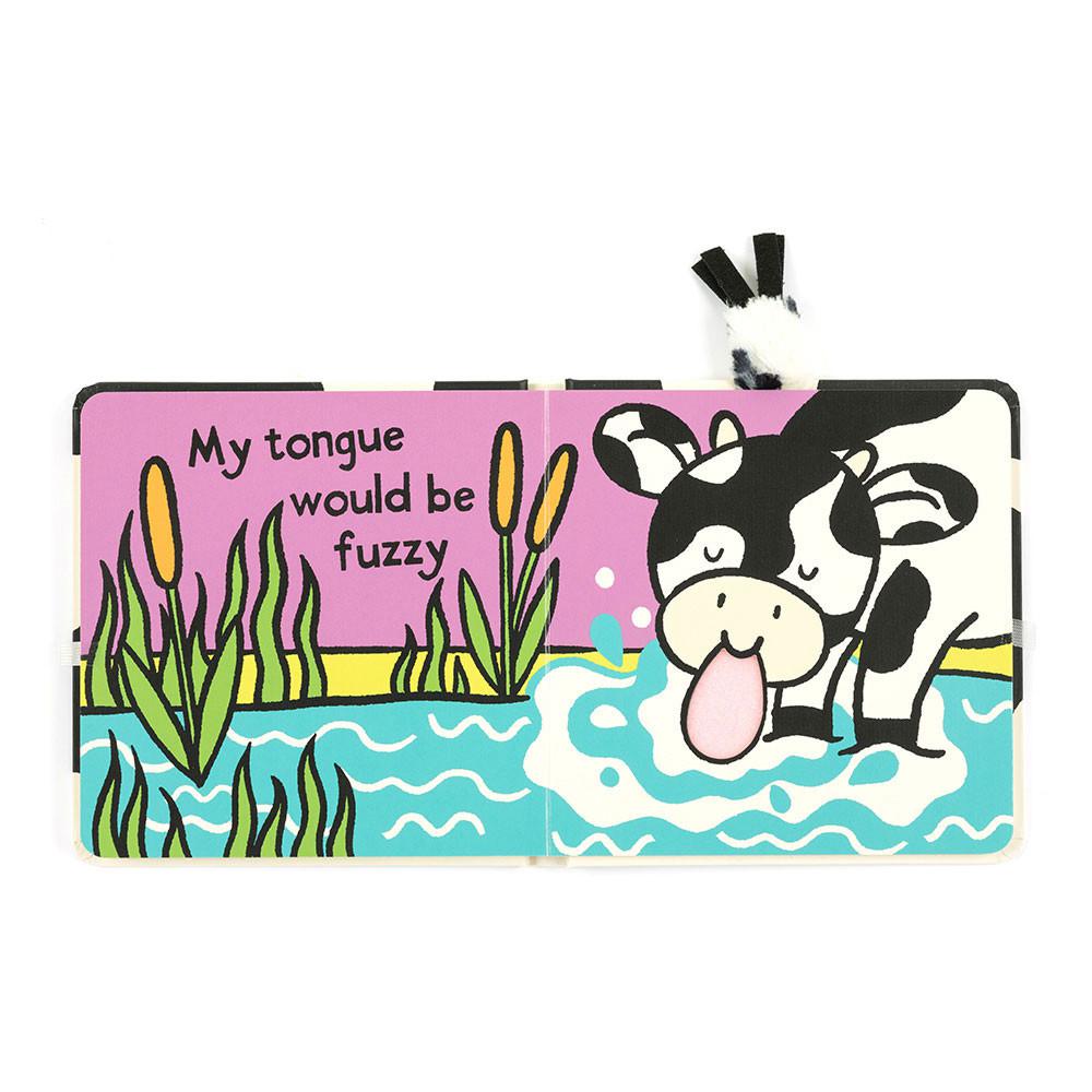 Książeczka Jellycat Calf Board,16cm x 16cm x 2cm Białe | Polska  HZDJ-39256