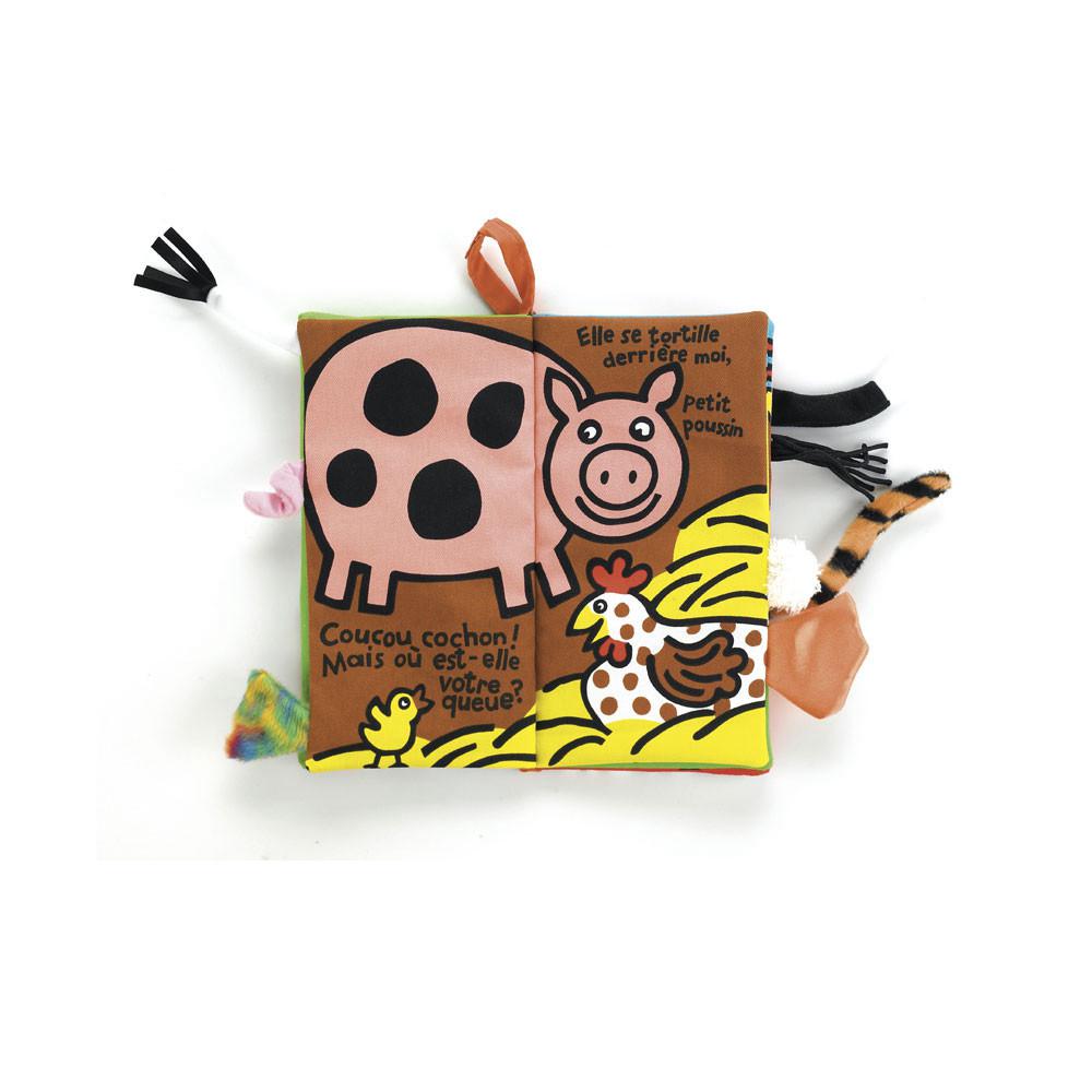 Książeczka Jellycat Coucou Ferme,22cm x 13cm x 5cm Zielone | Polska  AJYT-90381