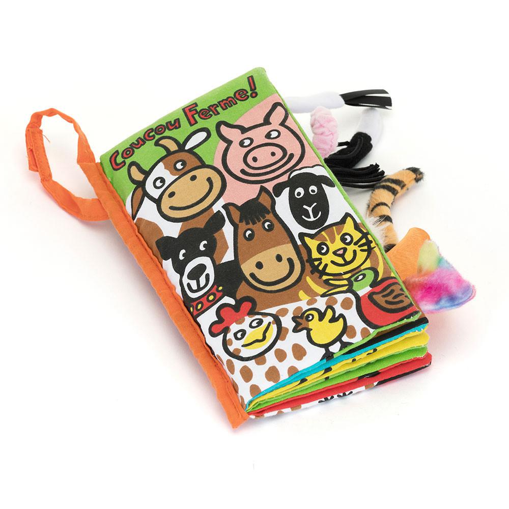 Książeczka Jellycat Coucou Ferme,22cm x 13cm x 5cm Zielone | Polska  AJYT-90381
