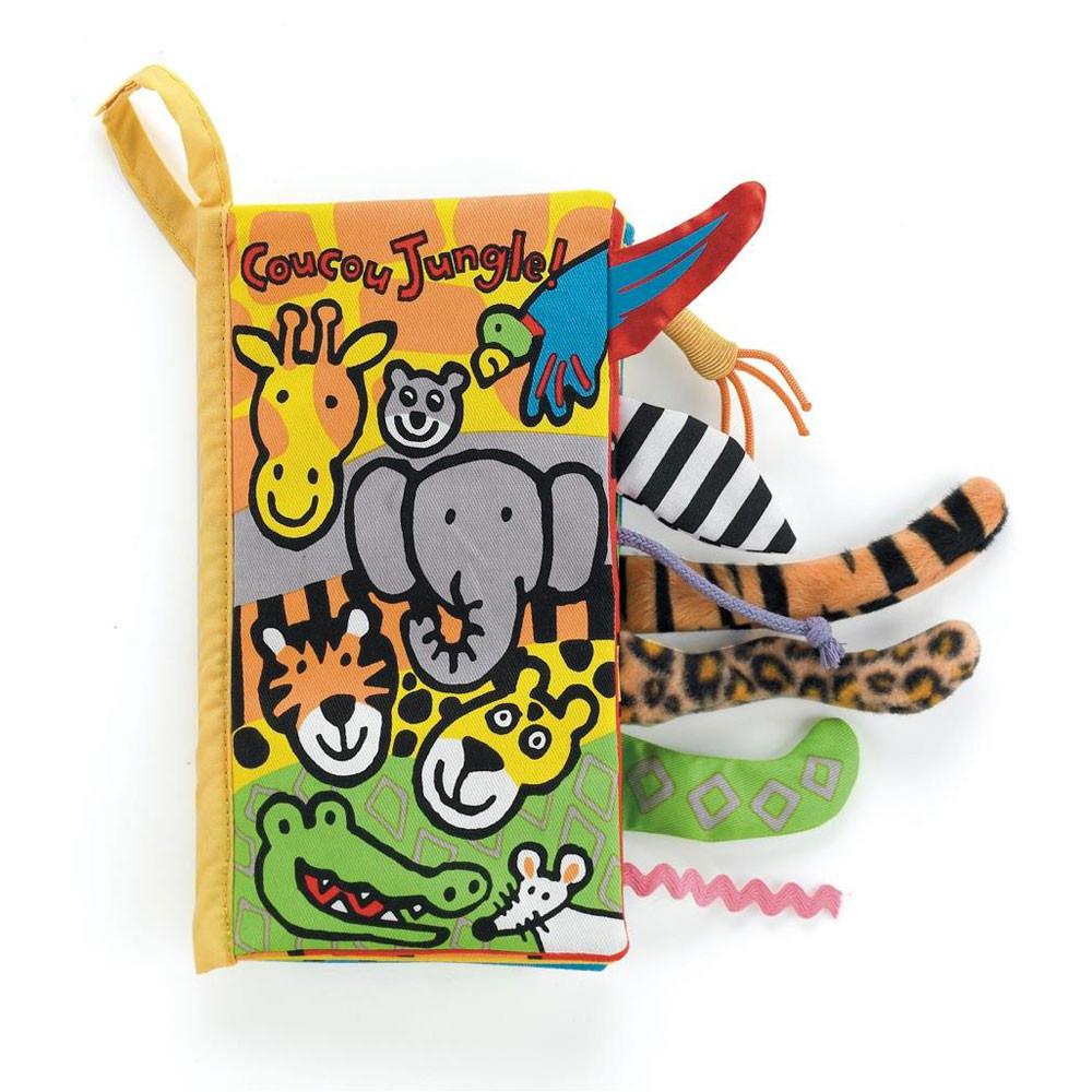 Książeczka Jellycat Coucou Jungle,22cm x 13cm x 5cm Żółte | Polska  EUGK-20487