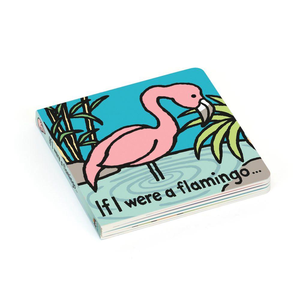Książeczka Jellycat Flamingo Board,15cm x 15cm x 2cm Różowe | Polska  NJBV-41027