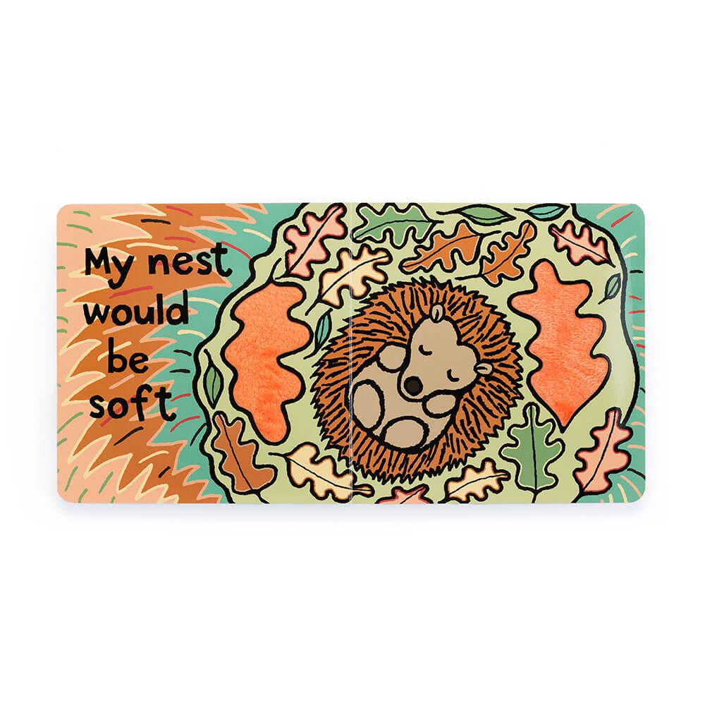 Książeczka Jellycat Hedgehog Board,15cm x 15cm x 2cm Brązowe | Polska  LNTM-13970