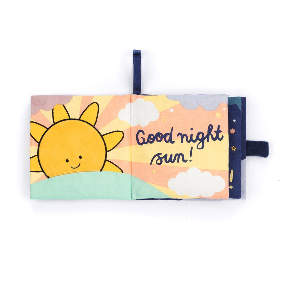 Książeczka Jellycat Hello Moon Fabric,18cm x 18cm x 5cm Białe | Polska  EYXQ-53620