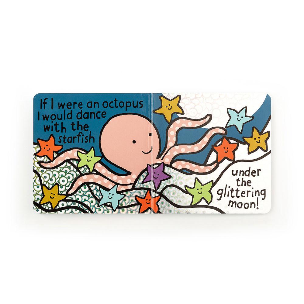 Książeczka Jellycat If I Were An Octopus Board,15cm x 15cm x 2cm Pomarańczowe | Polska  DOJT-12057