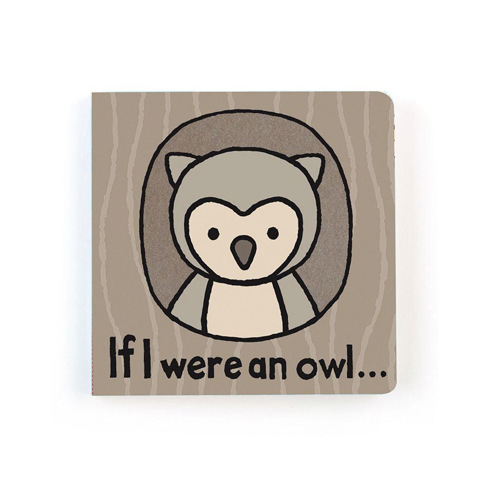 Książeczka Jellycat If I Were An Owl,15cm x 15cm x 2cm Szare | Polska  XAIS-47651