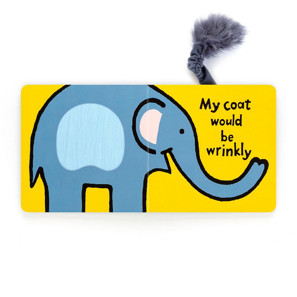 Książeczka Jellycat If I Were An Słoń Board,15cm x 15cm x 2cm Niebieskie | Polska  EYUD-14576