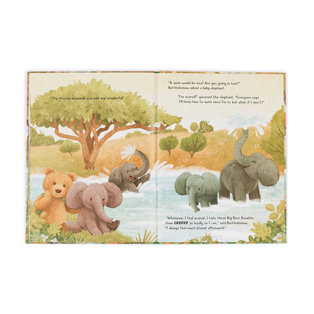 Książeczka Jellycat It's a Big World Bartholomew,29cm x 22cm x 1cm Brązowe | Polska  VZCK-26307