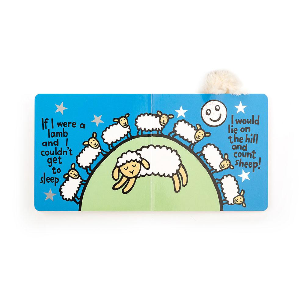 Książeczka Jellycat Lamb Board,15cm x 15cm x 2cm Białe | Polska  PHSN-09276