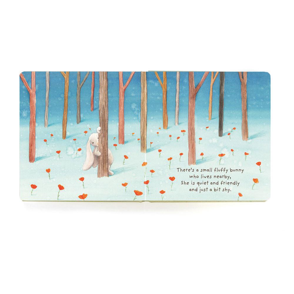 Książeczka Jellycat My Friend Króliczek,23cm x 23cm x 2cm Białe | Polska  NFAM-43058