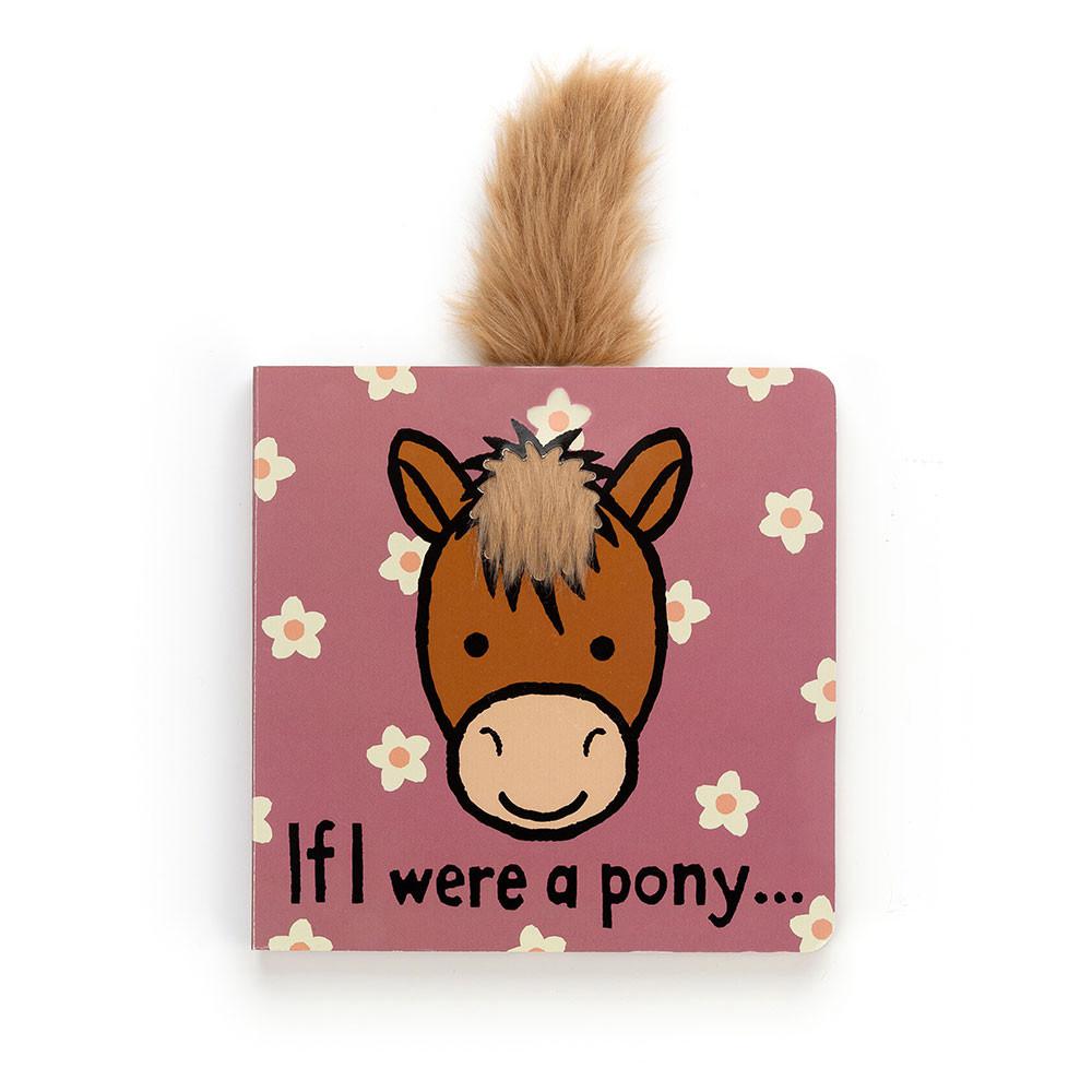 Książeczka Jellycat Pony Board,15cm x 15cm x 2cm Brązowe | Polska  RQPV-27819