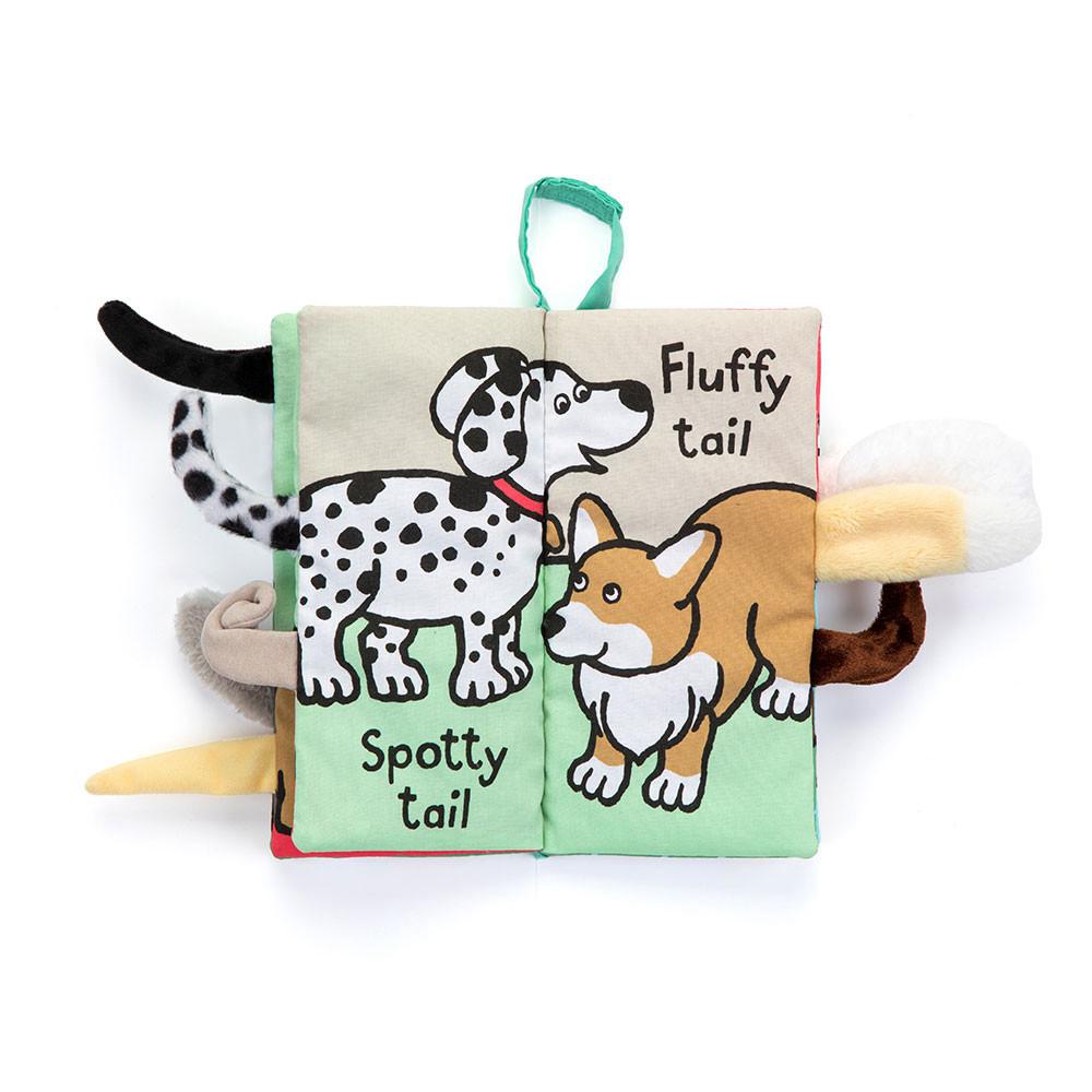 Książeczka Jellycat Puppy Tails Activity,22cm x 13cm x 5cm Zielone | Polska  NPFX-10283