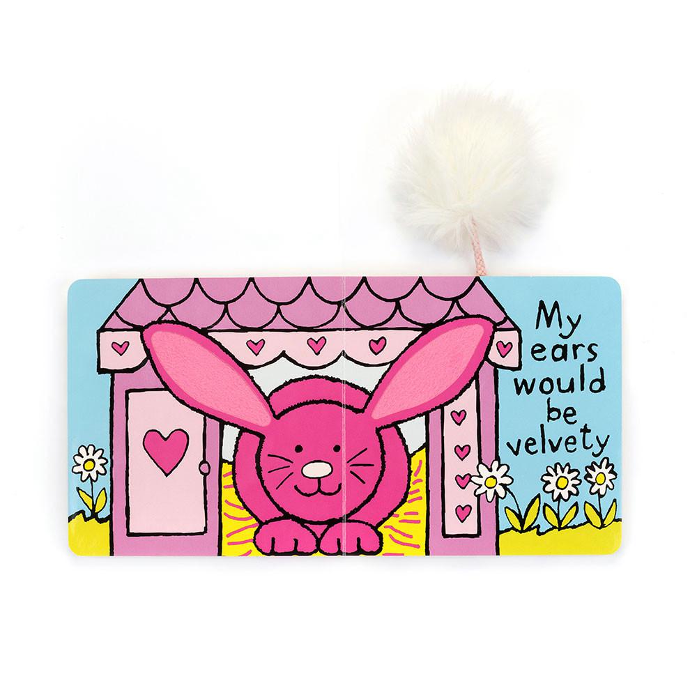 Książeczka Jellycat Rabbit Board,15cm x 15cm x 2cm Różowe | Polska  QUXP-87295
