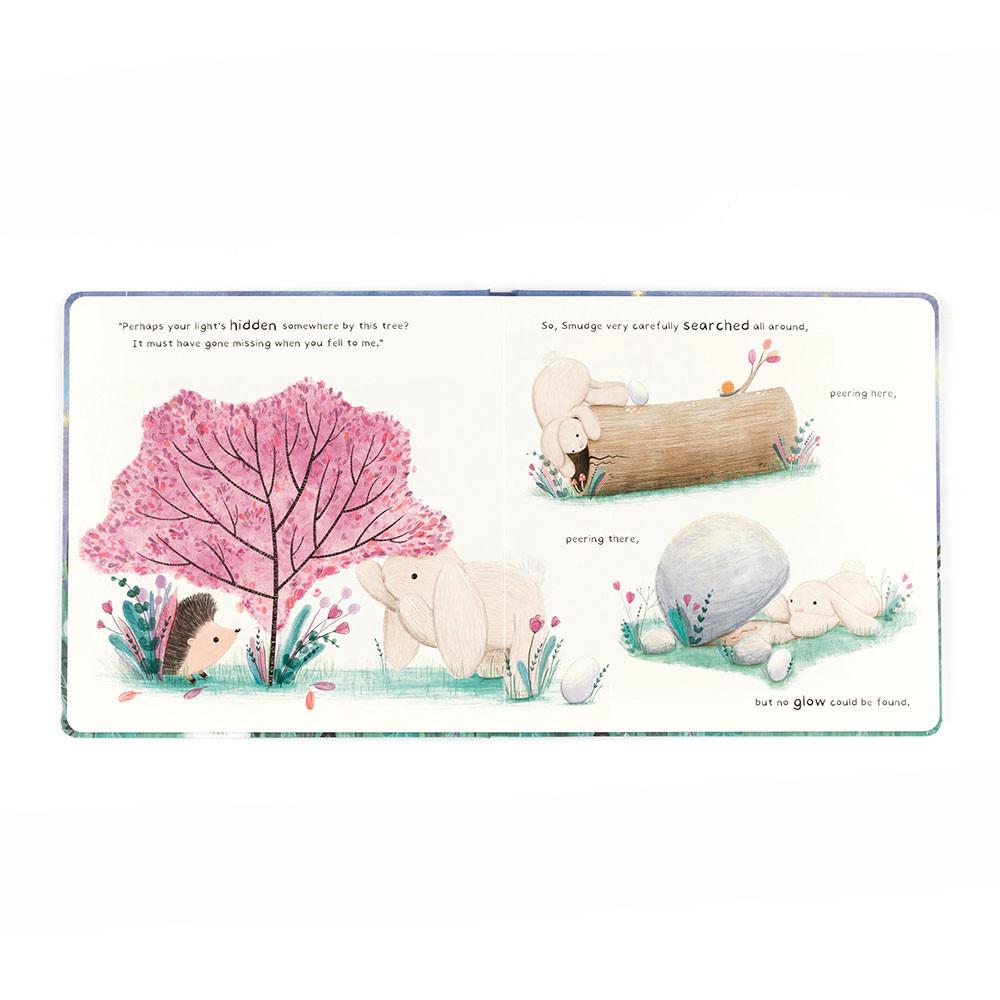 Książeczka Jellycat Smudge Rabbit and the Falling Star,23cm x 23cm x 2cm Beżowe | Polska  PDXB-16527