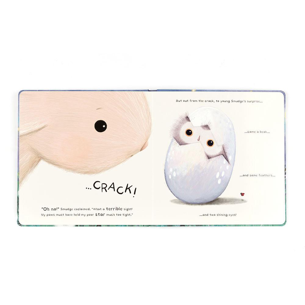 Książeczka Jellycat Smudge Rabbit and the Falling Star,23cm x 23cm x 2cm Beżowe | Polska  PDXB-16527