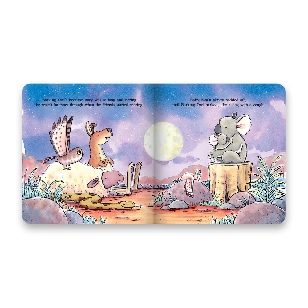 Książeczka Jellycat The Koala Who Couldn't Sleep,21cm x 21cm x 2cm Szare | Polska  VQNE-12845
