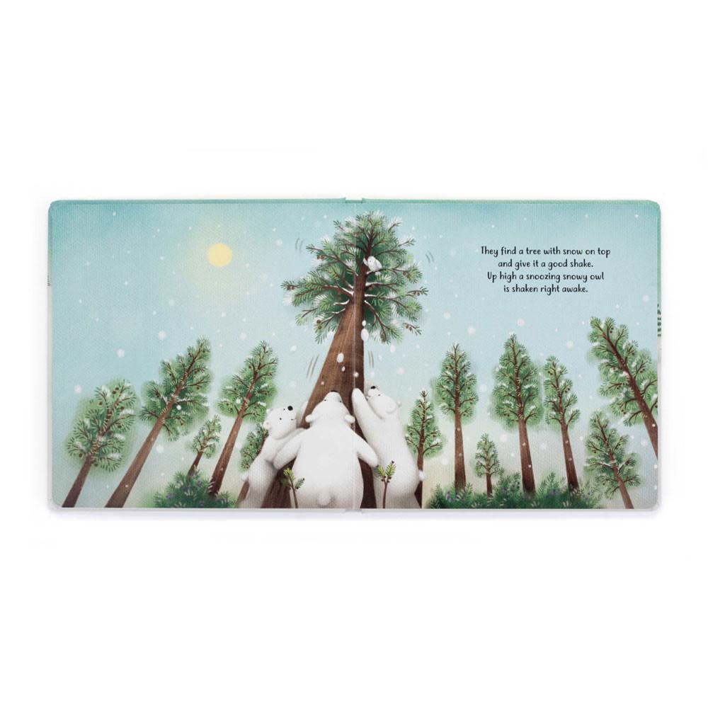 Książeczka Jellycat The Playful Polar Miśs,21cm x 21cm x 2cm Białe | Polska  ORKD-79468