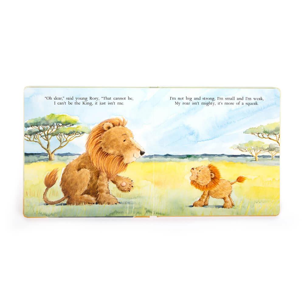 Książeczka Jellycat The Very Brave Lion,23cm x 23cm x 2cm Żółte | Polska  KCFH-35820