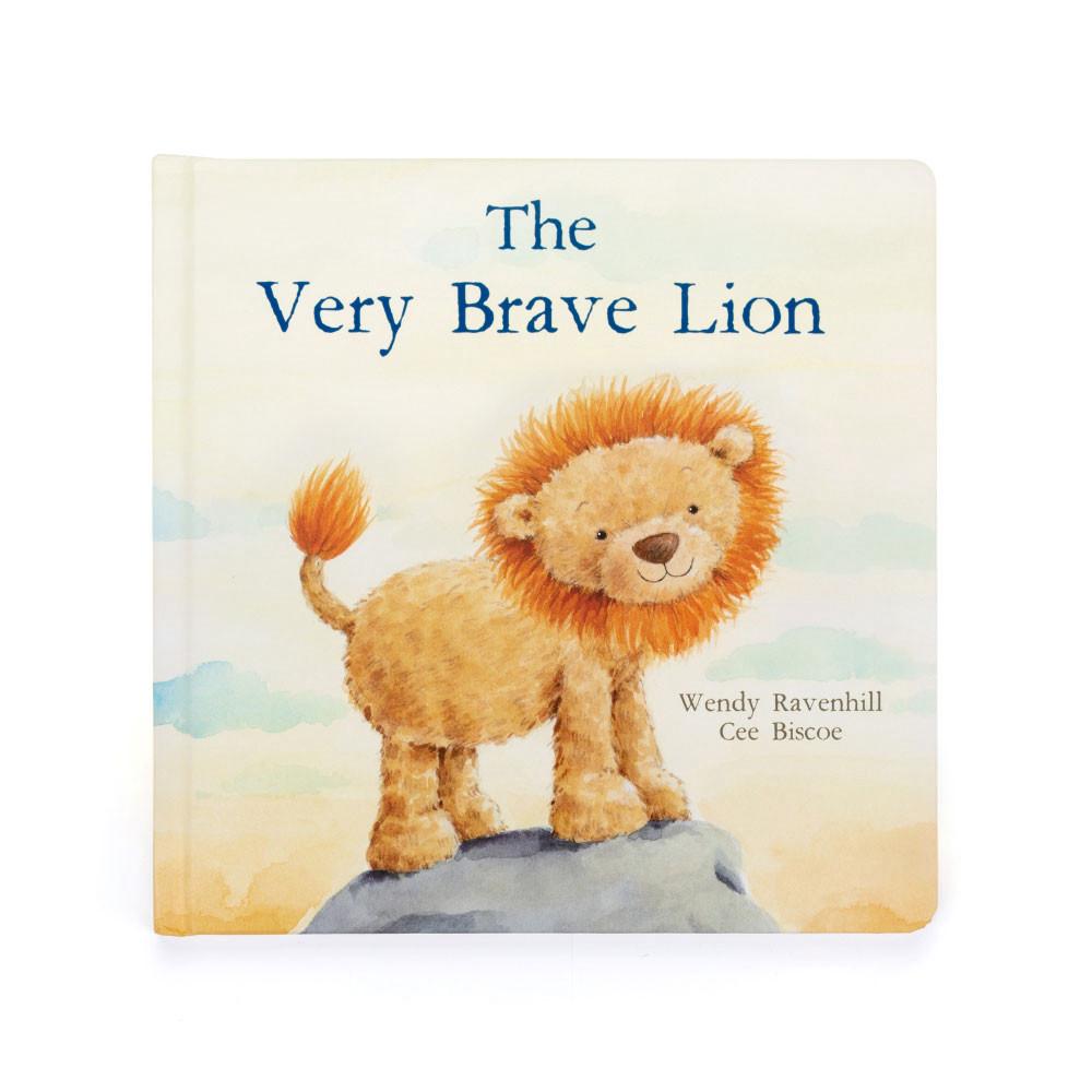 Książeczka Jellycat The Very Brave Lion,23cm x 23cm x 2cm Żółte | Polska  KCFH-35820