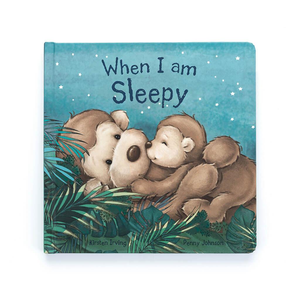 Książeczka Jellycat When I Am Sleepy,21cm x 21cm x 2cm Brązowe | Polska  JACK-85610