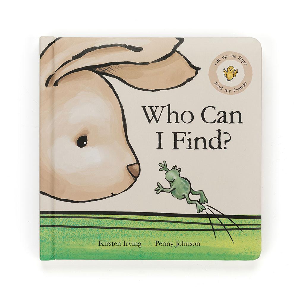Książeczka Jellycat Who Can I Find,19cm x 19cm x 2cm Beżowe | Polska  BUYX-16234