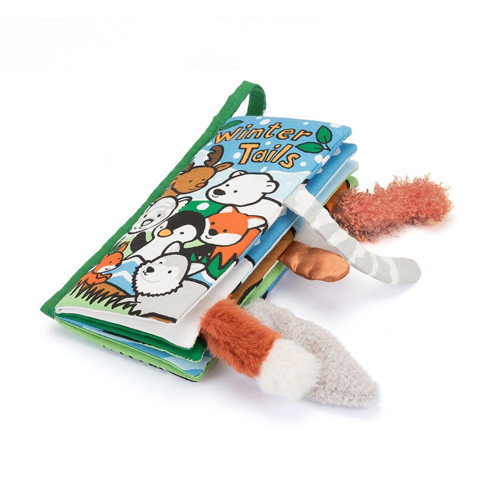 Książeczka Jellycat Winter Tails Activity,22cm x 13cm x 5cm Niebieskie | Polska  QJUY-16982