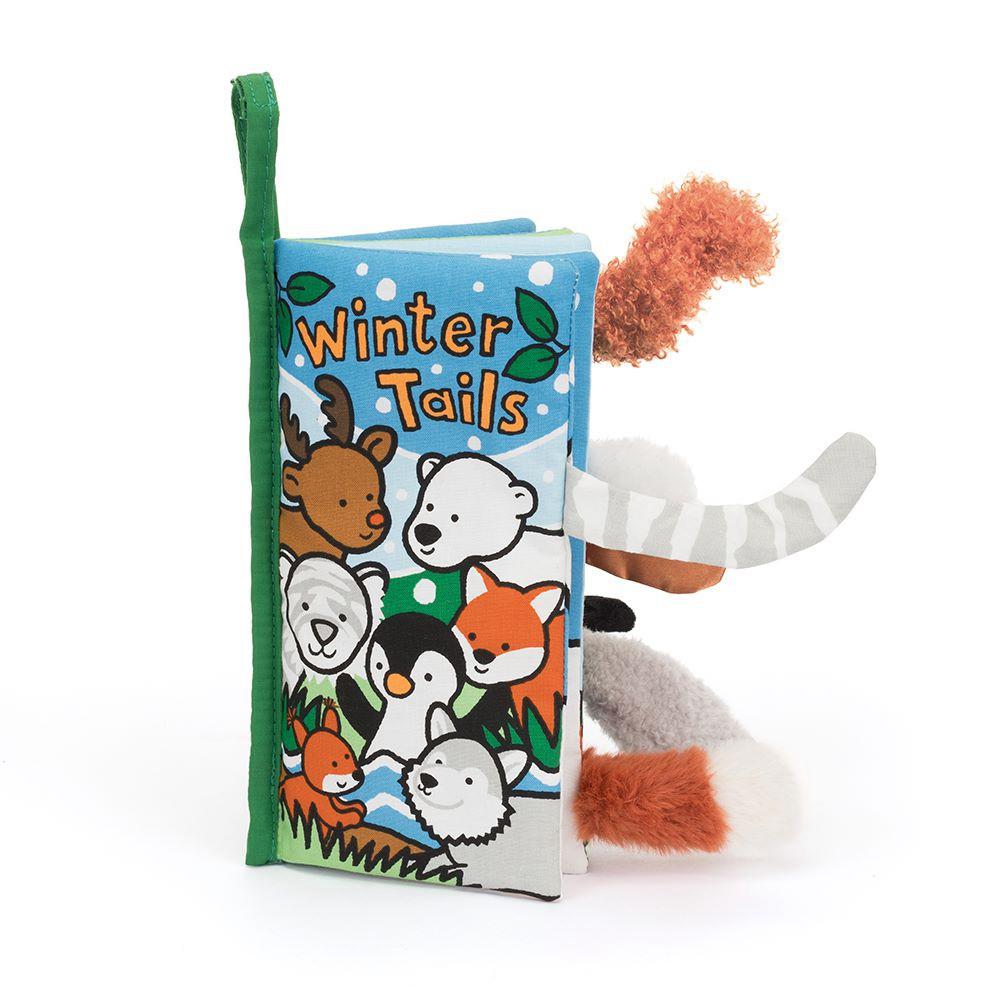 Książeczka Jellycat Winter Tails Activity,22cm x 13cm x 5cm Niebieskie | Polska  QJUY-16982