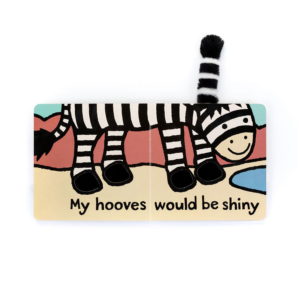 Książeczka Jellycat Zebra Board,15cm x 15cm x 2cm Białe | Polska  YNPH-32671