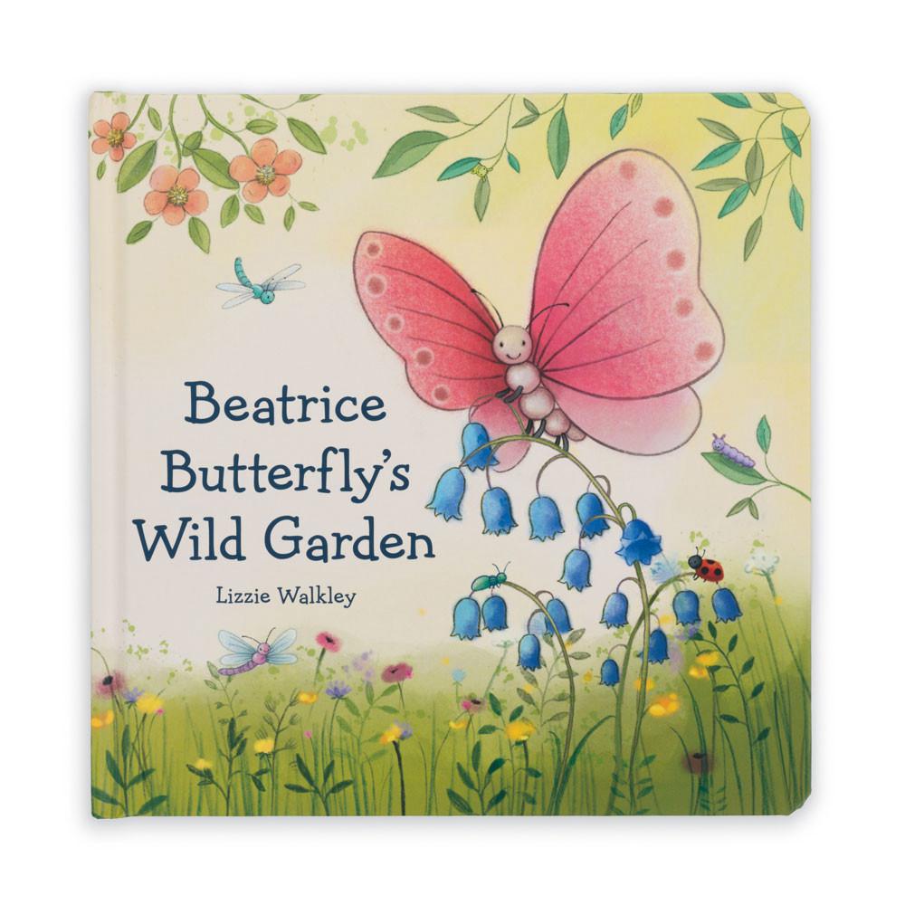 Książeczka Z Ogonkami Jellycat Beatrice Butterfly's Wild Garden and Beatrice Butterfly Różowe | Polska  KFOG-91046